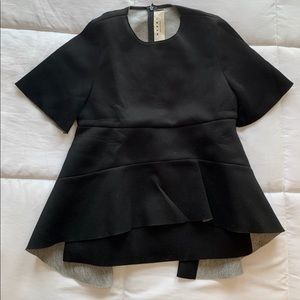 Marni structured black top (Size FR 36, US 2)